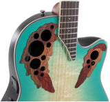Ovation CE44X-9B-G Celebrity Elite Plus Mid Cutaway Mintburst Chitarra Acustica Elettrificata