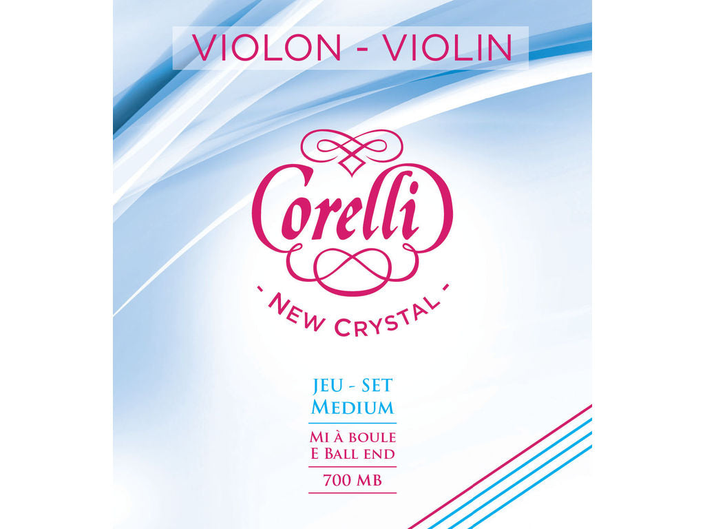 Savarez Corelli New Crystal 700MB Muta di corde per violino Medium