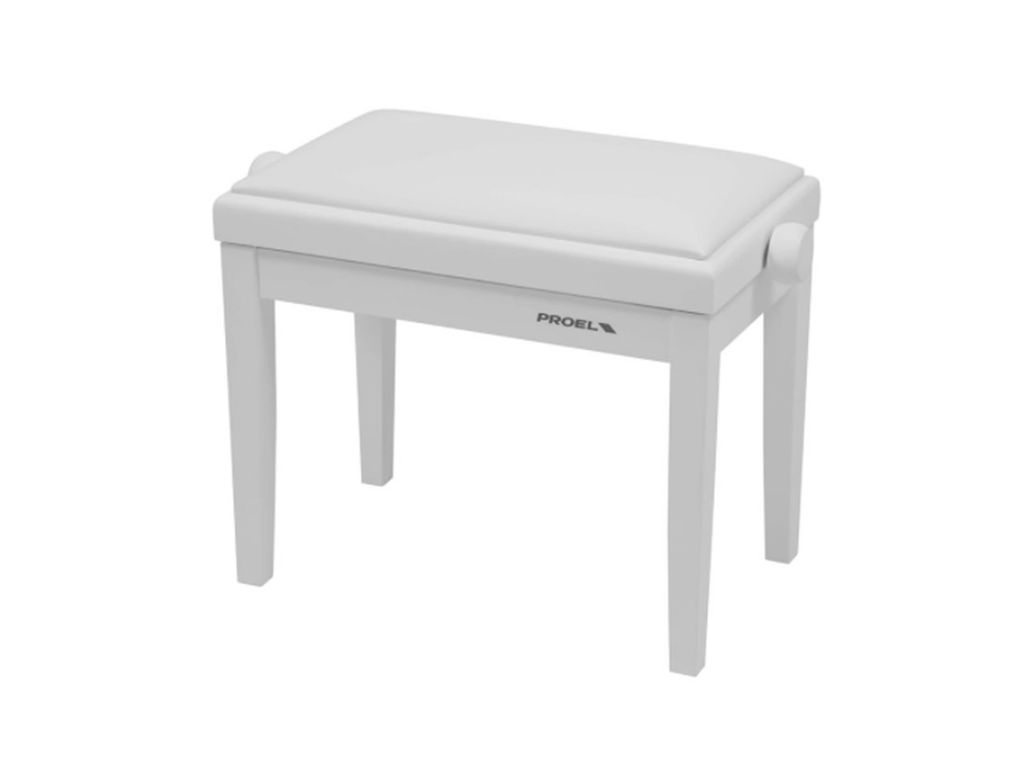 Proel PB90VSWWH PANCA REGOLABILE PIANOFORTE BIANCO SATINATO VELLUTO BIANCO