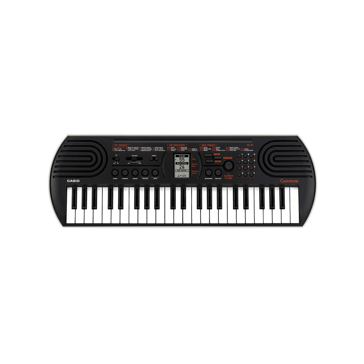 Casio Sa-81 visuale superiore