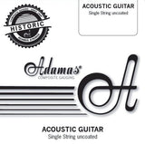 Corde Adamas per chitarra acustica/folk Singole 10