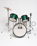 Batteria Acustica Completa - Junior Series 5 pezzi Acid Green