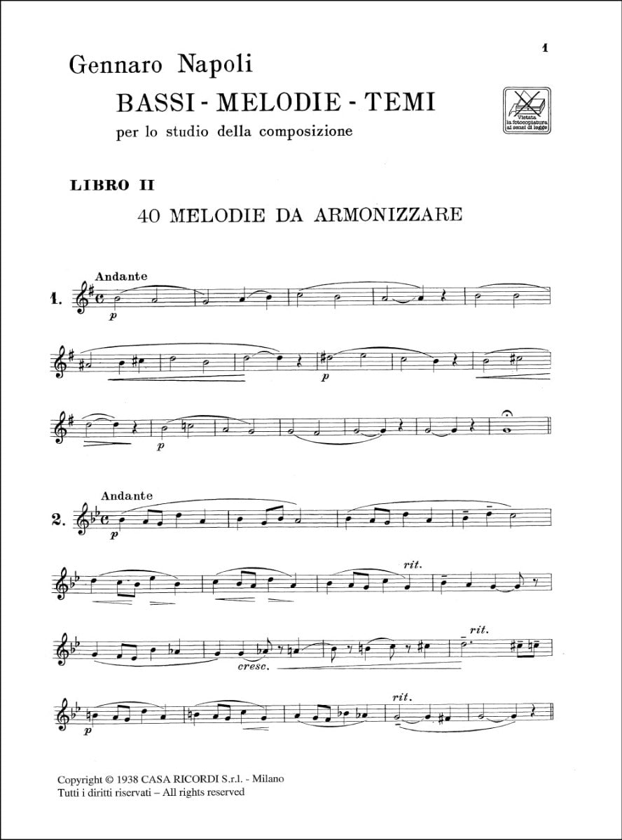 G.napoli- BASSI-MELODIE-TEMI LIBRO 1