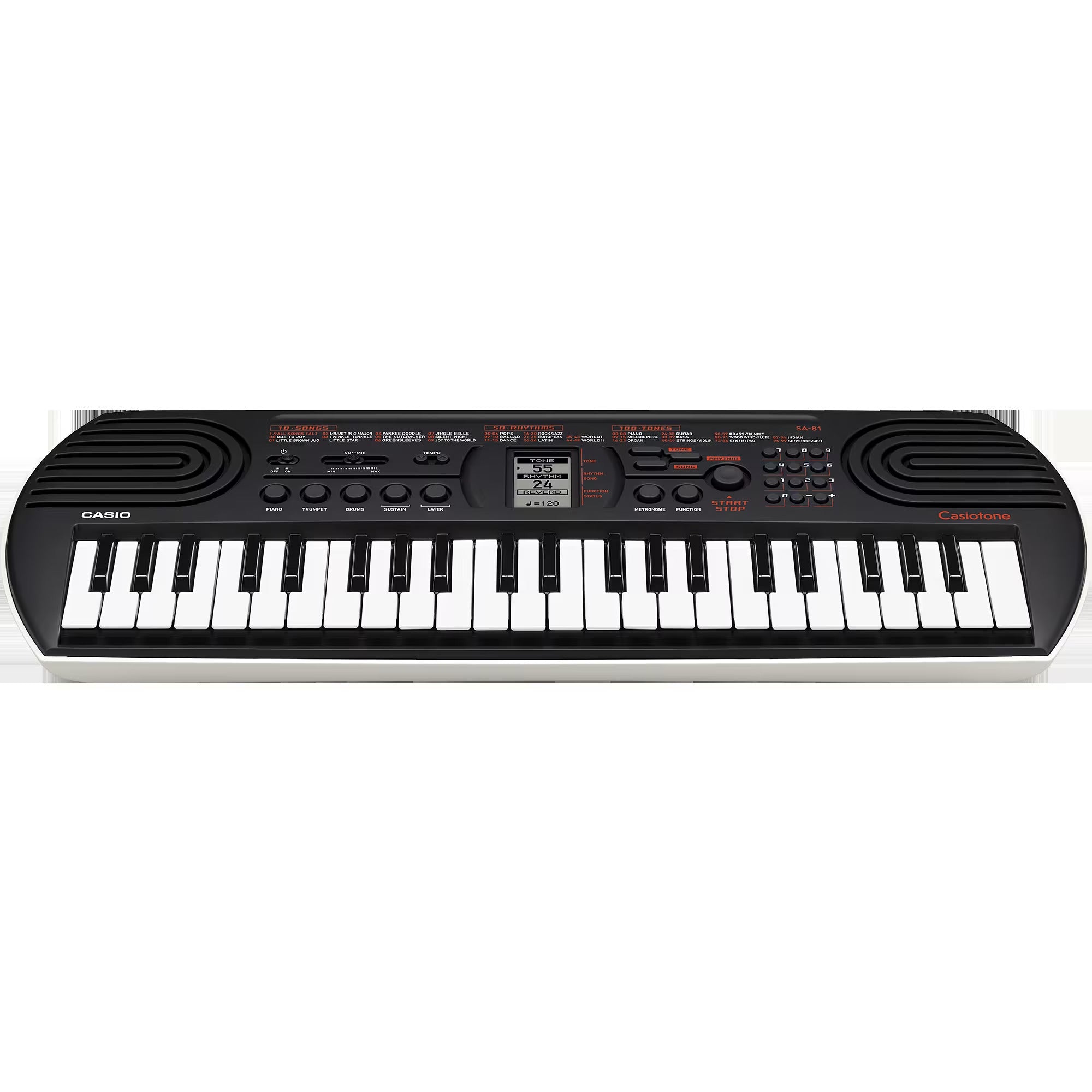 Casio SA81 vista frontale