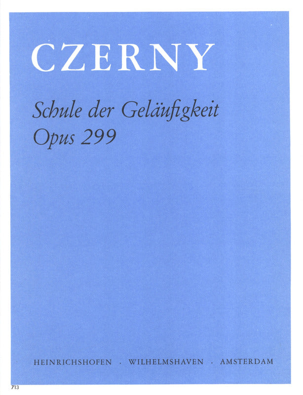 Carl Czerny  Schule der Gel&auml;ufigkeit op. 299