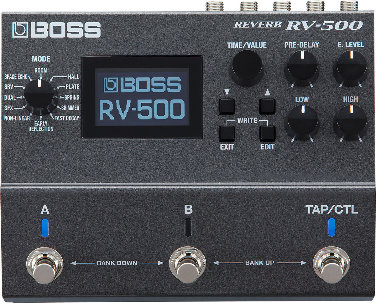 BOSS RV-500 Effetto Riverbero a pedale per chitarra e basso