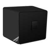 Borsa imbottita nera per FBT X-SUB 118SA, con ruote per il trasporto e logo FBT in argento, per una protezione ottimale