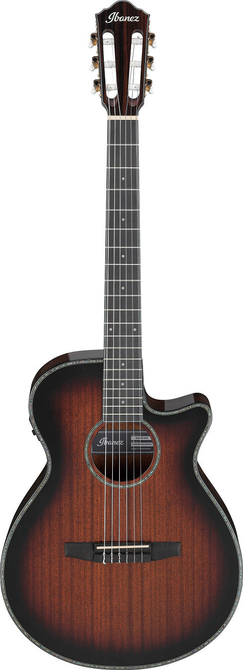 Ibanez AEG74N-MHS Mahogany Sunburst High Gloss Chitarra classica elettrificata