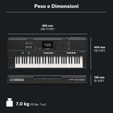 YAMAHA PSR-E483 Tastiera Portatile 61 tasti