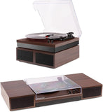 FENTON RP165D Record Player+Sp.BT Darkwood Giradischi