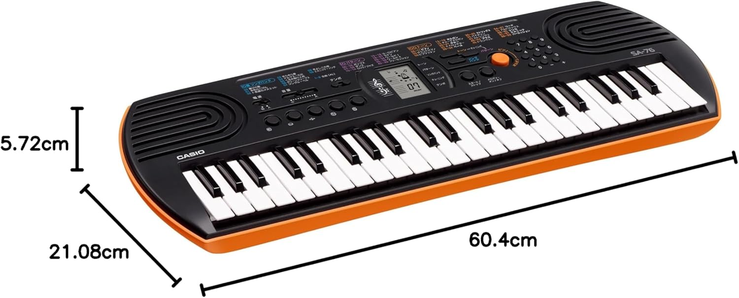 Casio SA-80 e SA-81: tastiere scolastiche con polifonia a 8 voci, display LCD e colori vivaci per i più piccoli