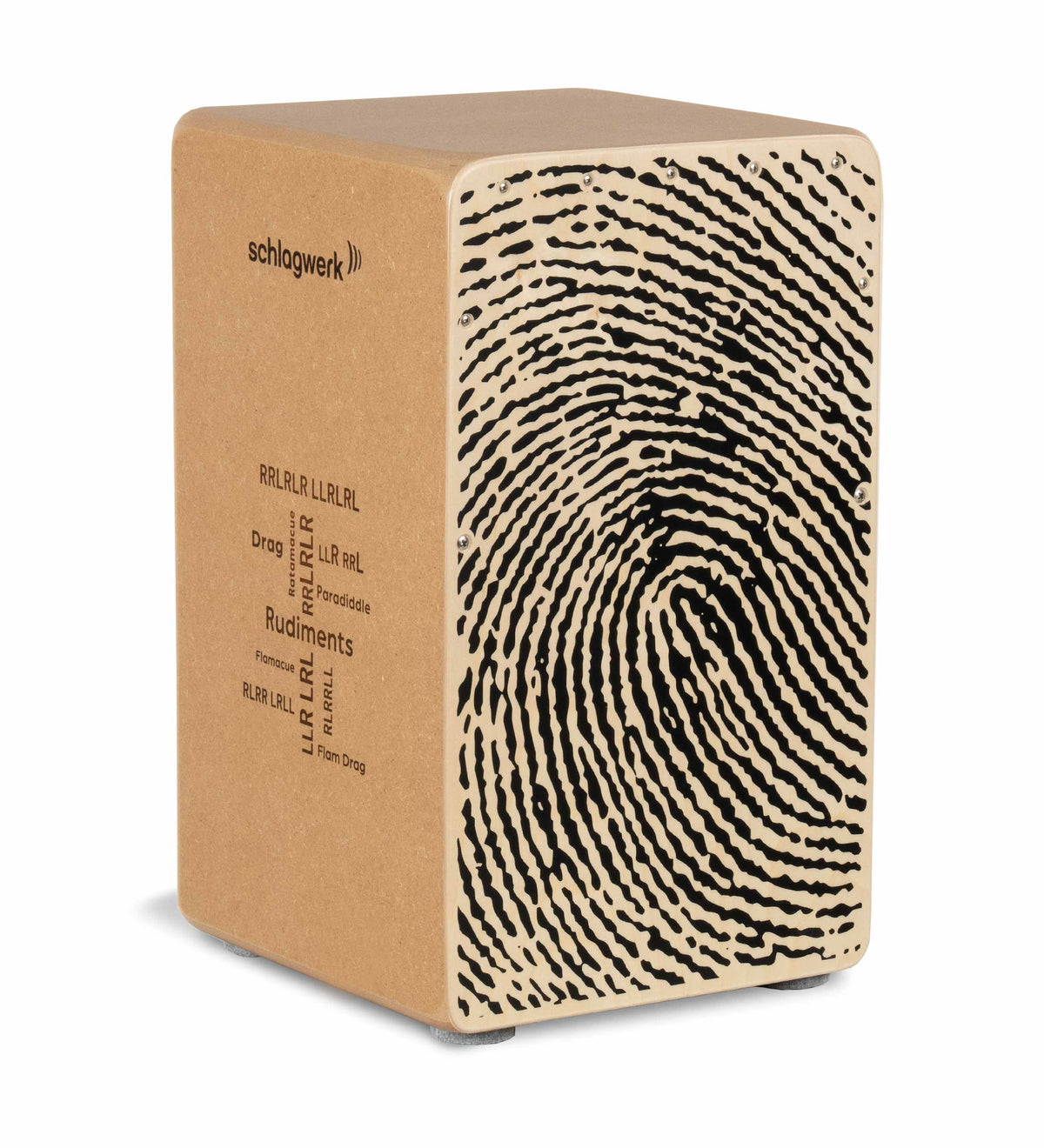 SCHLAGWERK CP82 Cajon Fingerprint (Taglia L) in betulla