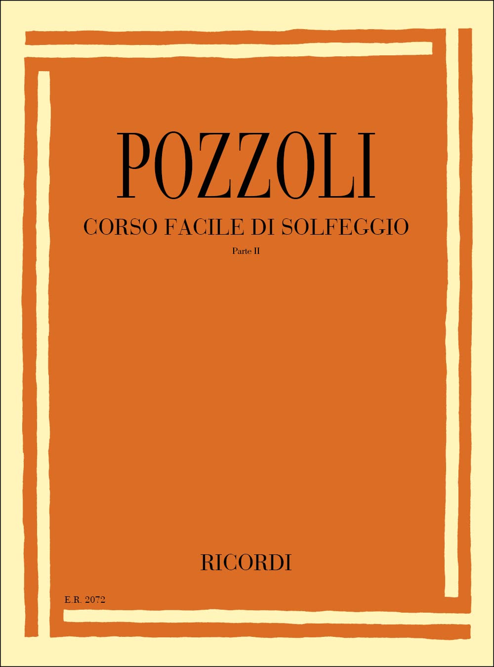 Ettore Pozzoli - Corso Facile di solfeggio Parte II