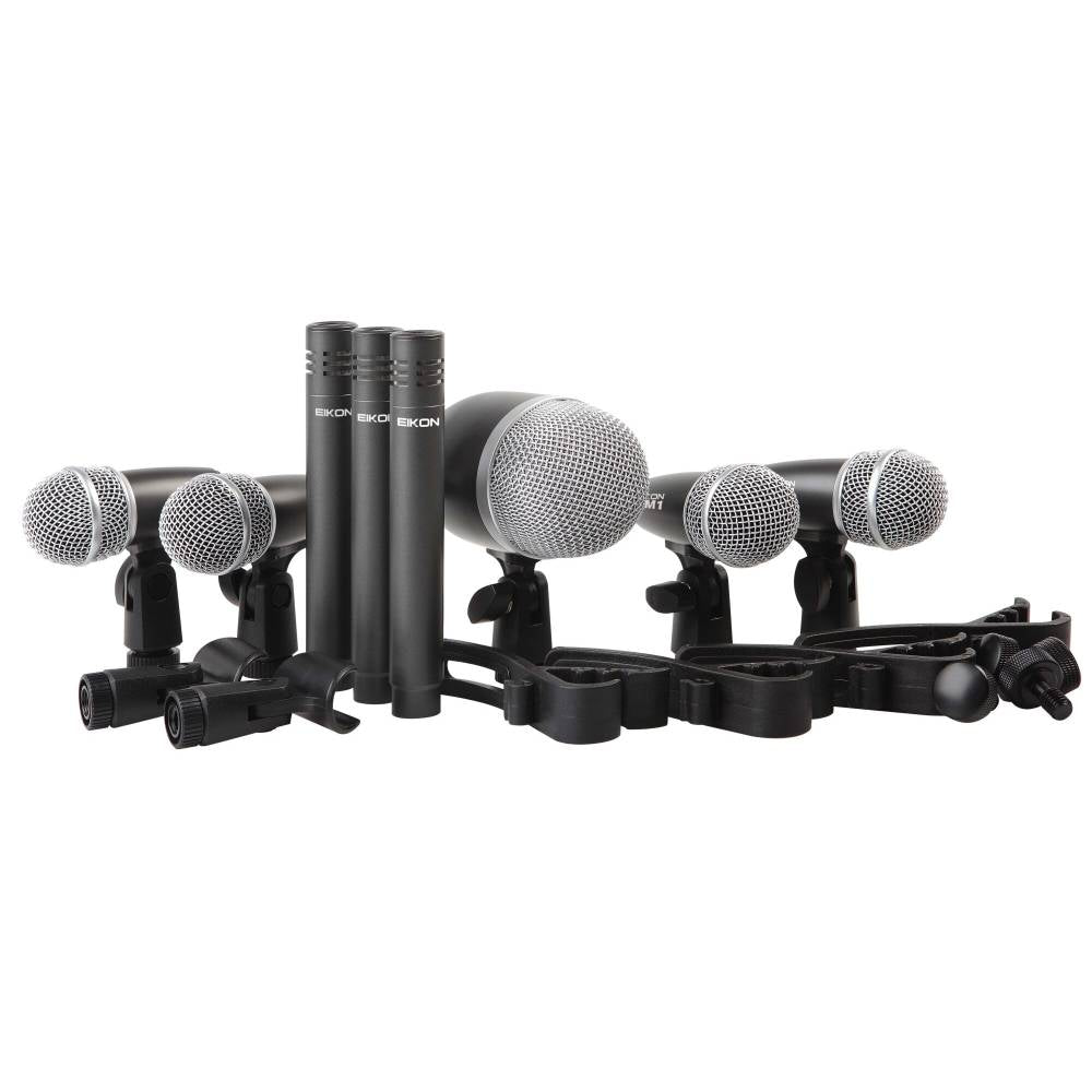 EIKON DMH8XL Kit 8 Microfoni per Batteria