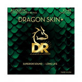 DR STRINGS Dap-10 Dragon Skin+ Muta di corde per chitarra acustica 10-48