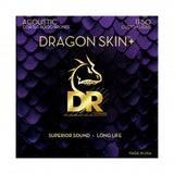 DR STRINGS Da8-11 Dragon Skin+ Muta di corde per chitarra acustica 11-50