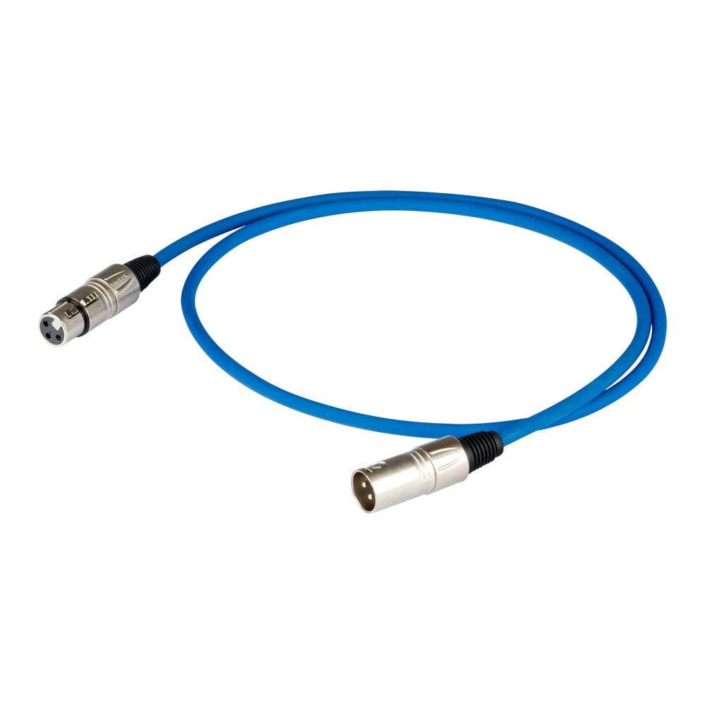 PROEL BULK250LU3BL Cavo bilanciato XLR M - XLR F 3mt BLU