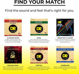 DR STRINGS Dap-12 Dragon Skin + Muta di corde per Chitarra Acustica