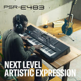 YAMAHA PSR-E483 Tastiera Portatile 61 tasti
