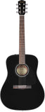 Fender CD60 V3 Black Chitarra acustica nera