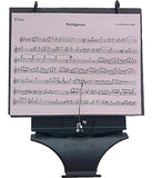 DEG Letturino da banda Flauto e Ottavino da Polso
con leggio in alluminio e 5 taschini, ideale per la lettura delle note durante le esibizioni
