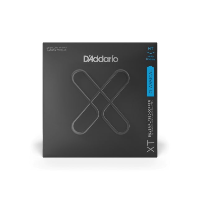 D'Addario XTC46FF, XT Corde Dynacore al carbonio per chitarra classica, Hard Tension 25-46w