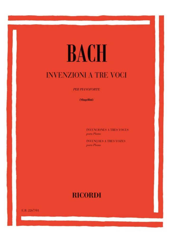 Bach - Invenzioni A 3 Voci per pianoforte