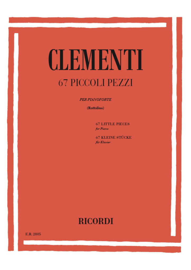Clementi - 67 Piccoli Pezzi per pianoforte