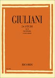 Giuliani - Esercizio Per La Chitarra. 24 Studi Op. 48