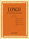 Longo - 40 Studietti Melodici Per Piccole Mani Senza ottave op.43