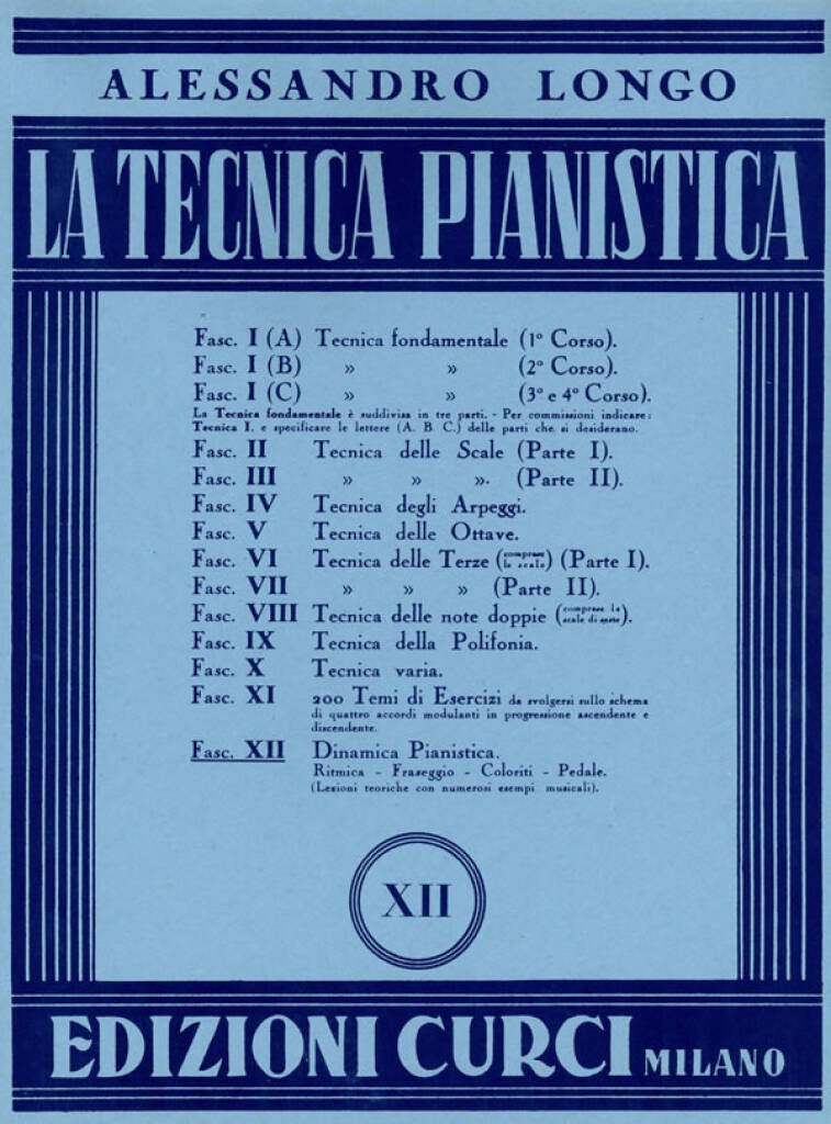 Longo - Tecnica Pianistica Vol. 12