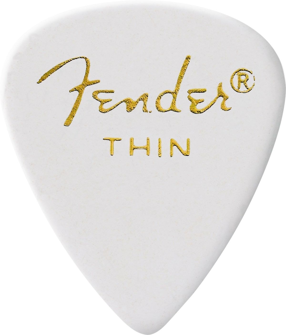 FENDER Classic Celluloid White 351 Shape Thin 12 pezzi