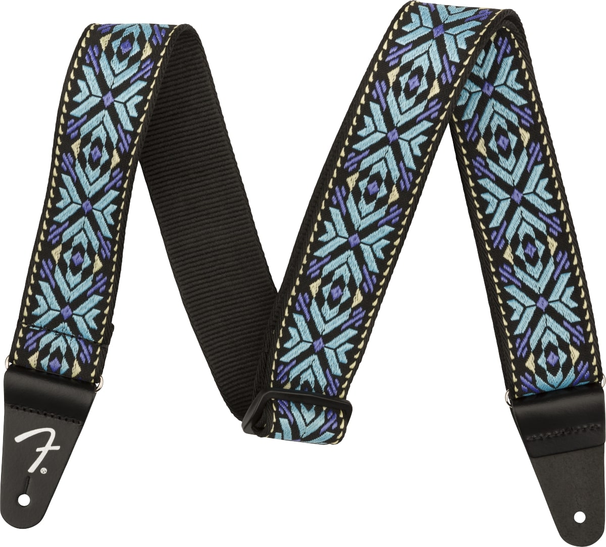 FENDER Tracolla Pasadena Woven Straps Blue Snowflake