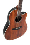 Ovation Celebrity Standard Exotic Mid Depth CS24P-FKOA-G Natural on Exotic Flamed Koa Chitarra acustica elettrificata