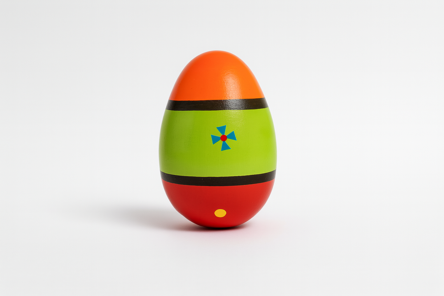 Shaker in Legno - Ovetto Colorato