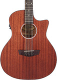 D'ANGELICO Premier Fulton LS Mahogany Satin Chitarra Acustica 12 corde Elettrificata