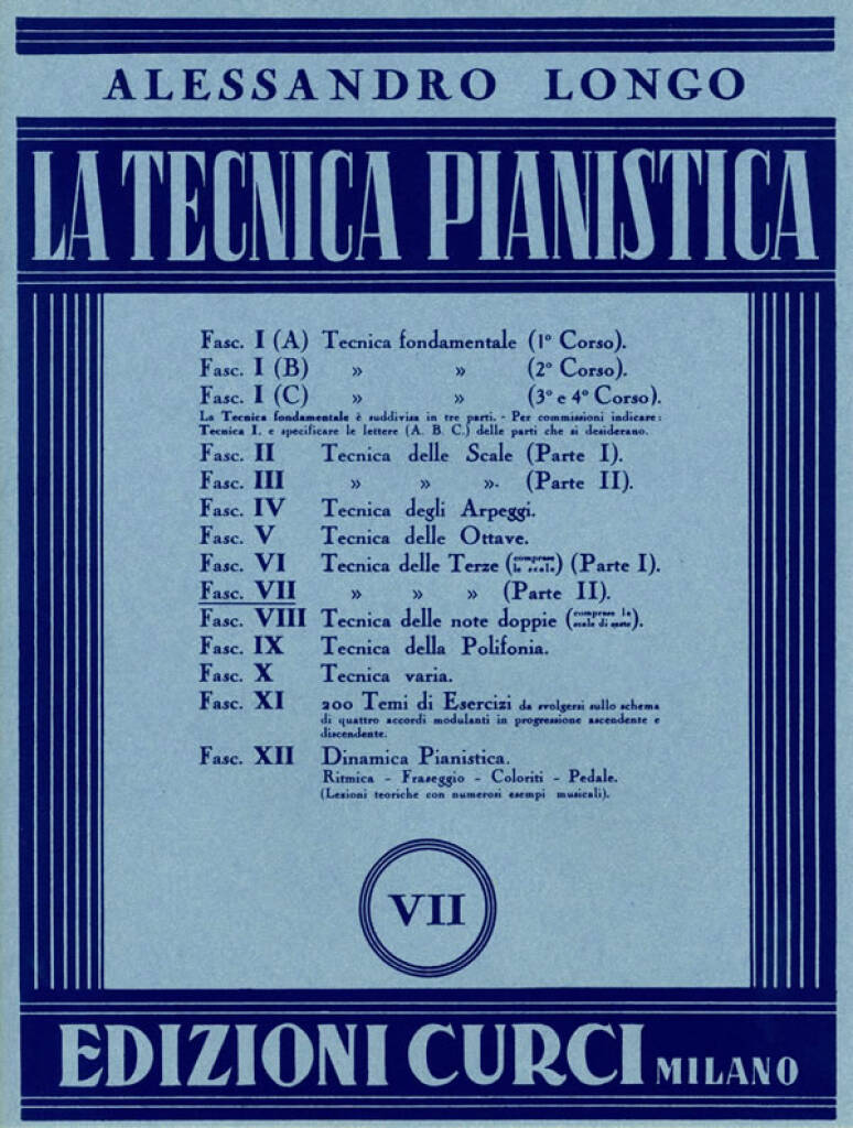Alessandro Longo - Tecnica Pianistica Vol. 7