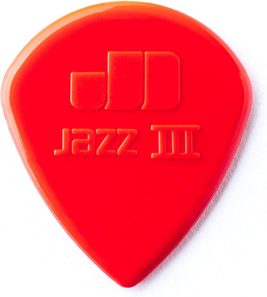 Dunlop 47 Plektren NYLON JAZZ III red 1.38 mm