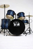 DAM DPB522BL Batteria Acustica Professionale Cassa 22" - Hardware e piatti inclusi - Sparkle Blue