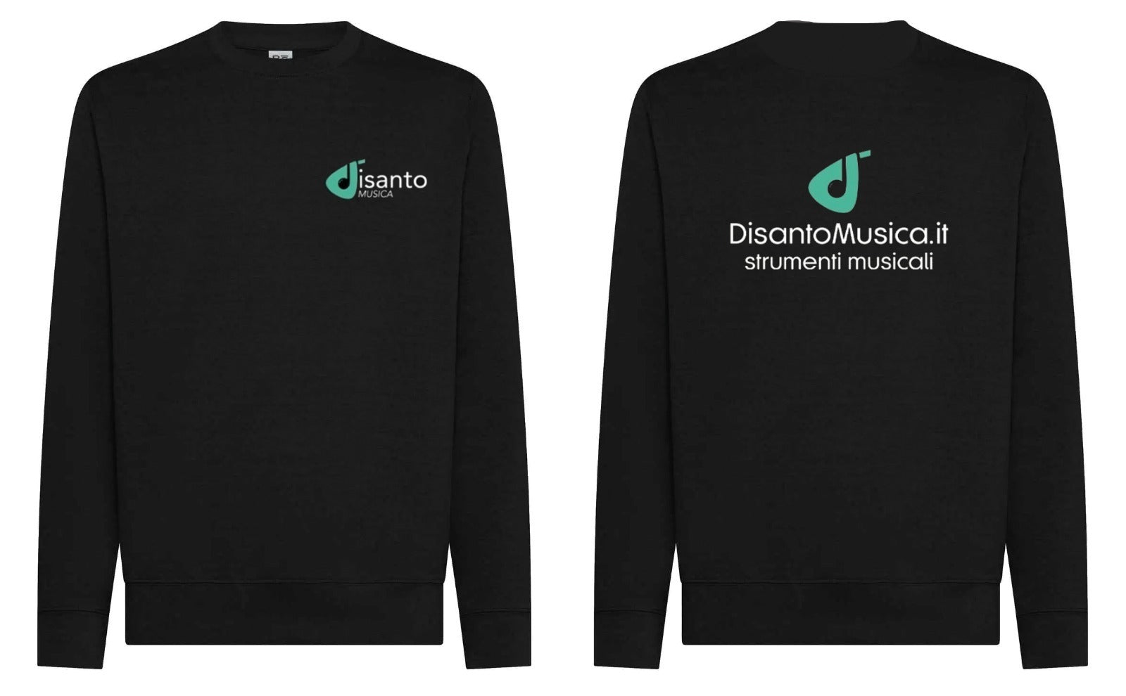 D'Isanto Musica Felpa girocollo Brandizzata - S