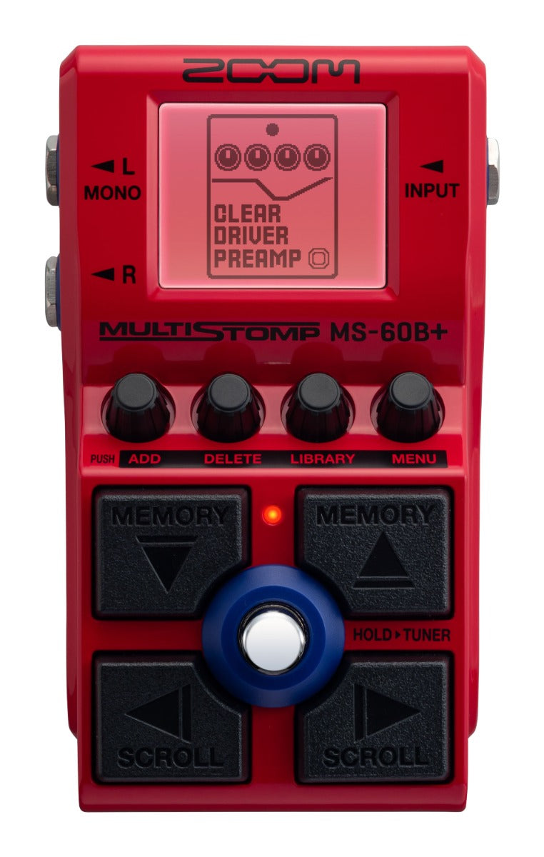 ZOOM MS-60B+ Pedale Multieffetto per Basso