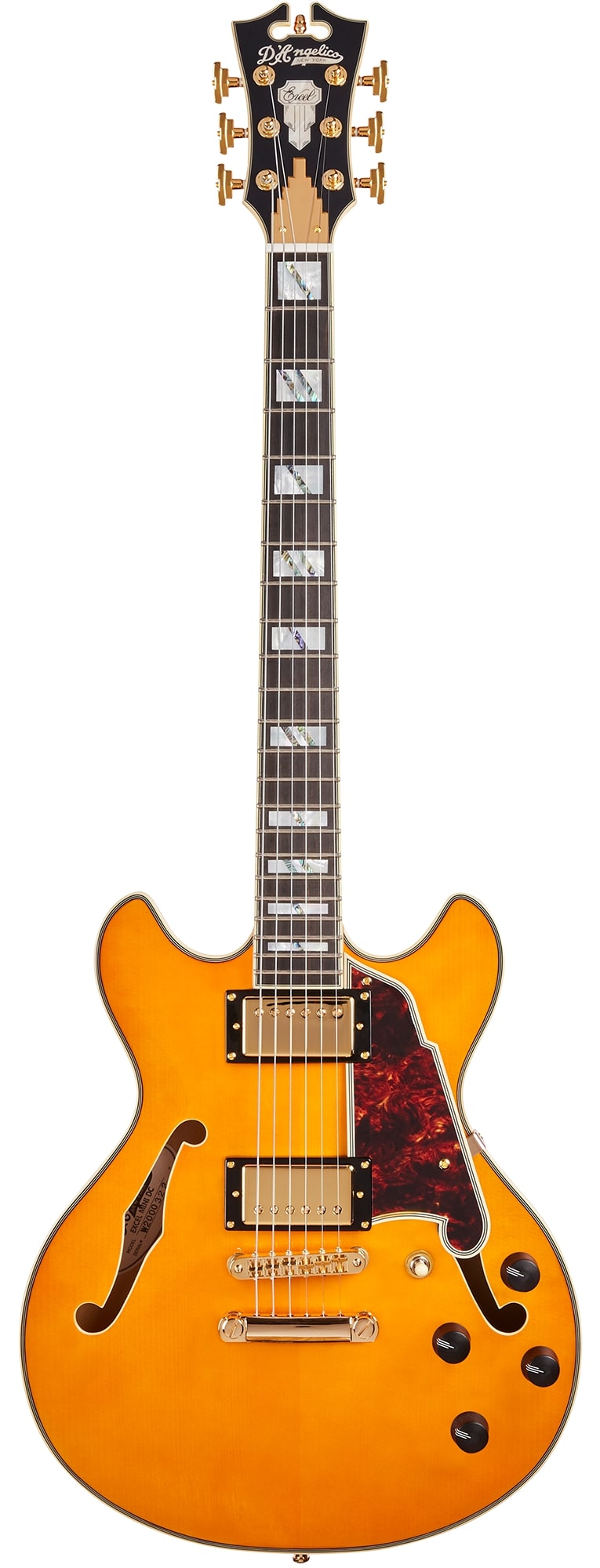 B-STOCK D'ANGELICO Excel Mini DC Vintage Natural Chitarra Semiacustica