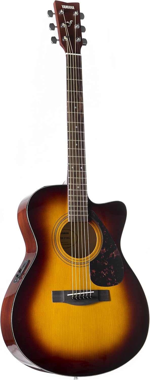 YAMAHA FSX315C Tobacco Brown Sunburst Chitarra Acustica Elettrificata