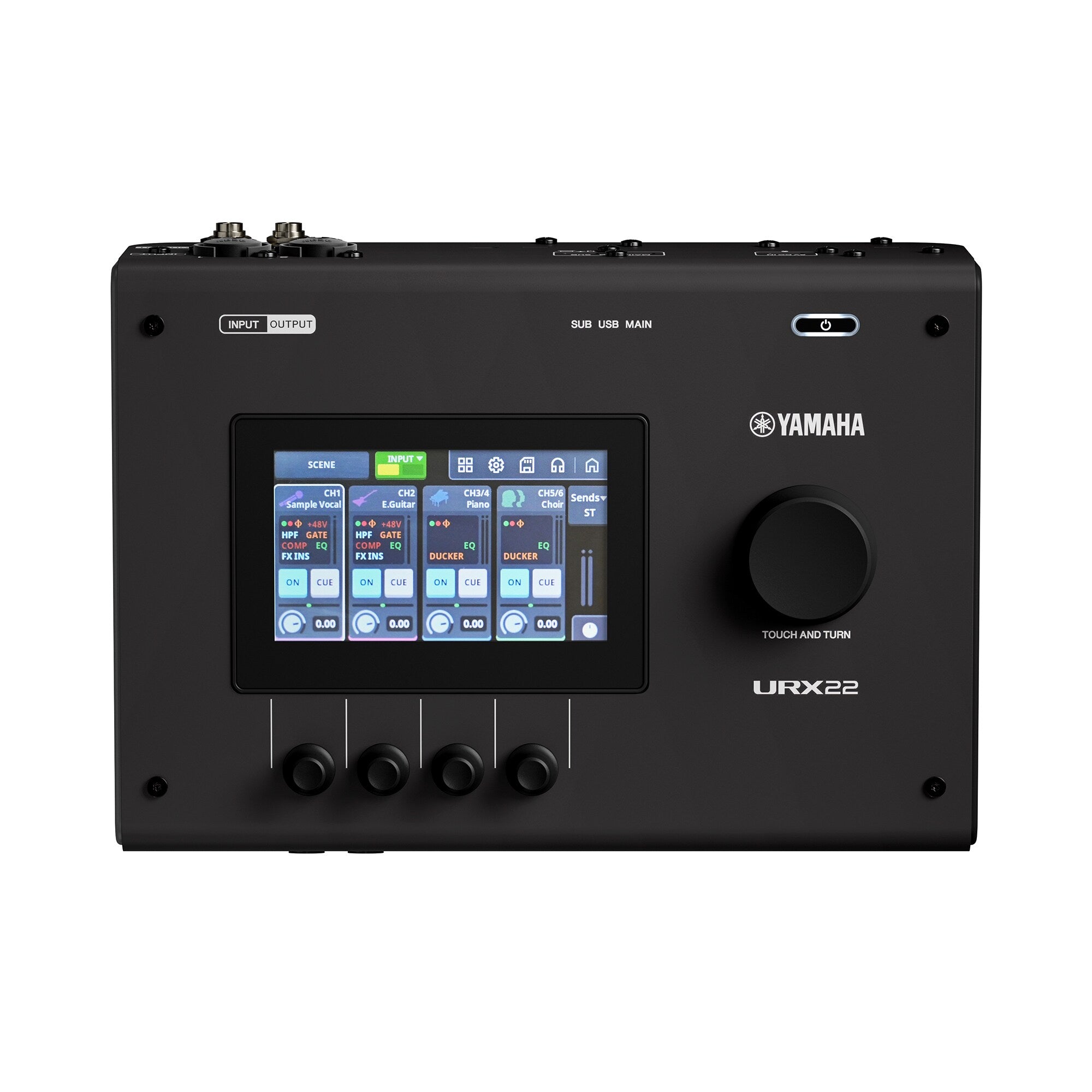 YAMAHA URX22 Black Scheda Audio USB 4IN/2OUT