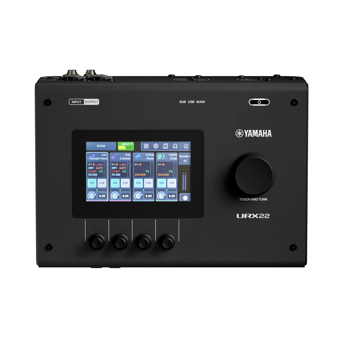 YAMAHA URX22 Black Scheda Audio USB 4IN/2OUT