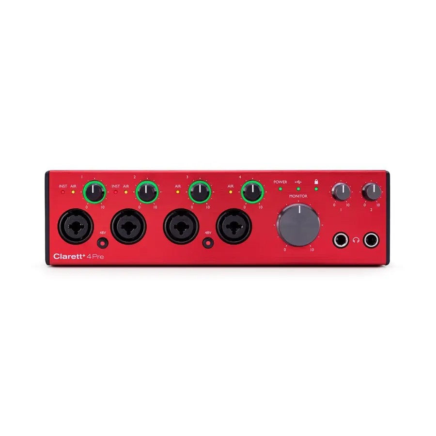 FOCUSRITE Clarett+ 4Pre Interfaccia Audio USB 18-IN /8-OUT