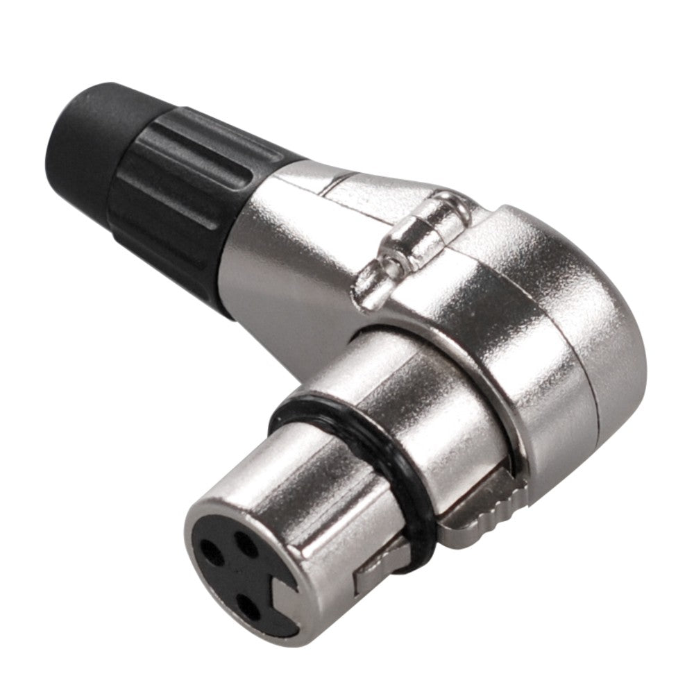 PROEL XLR3FRX Presa volante XLR femmina 3 poli angolare 90°