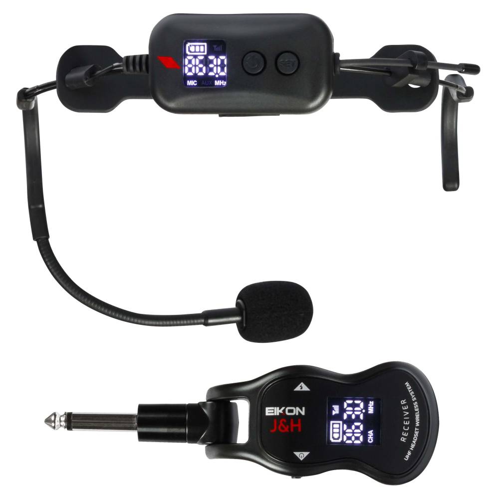 EIKON EKJH Sistema Microfonico Wireless UHF con Archetto e Ricevitore Plug-in