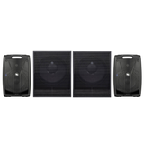 PROEL V15PRO Coppia Casse Attive 1200W + Proel S18A Subwoofer