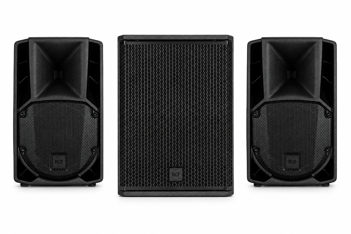 RCF ART 708-A MK5 Coppia Casse Attive 2800W + RCF 702-AS Subwoofer